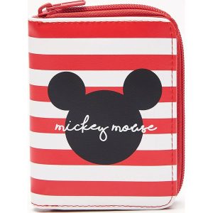 Portfel mickey mouse - Czerwony. Paski marki Cropp. W wyprzedaży za 24,99 zł.