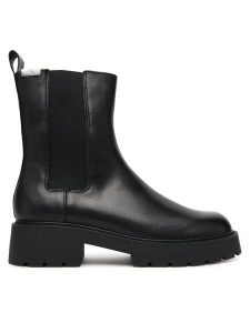 Calvin Klein Jeans Sztyblety Combat Mid Chelsea Boot Hw Lth YW0YW01869 Czarny. Czarne botki Calvin Klein Jeans, bez wzorów, z jeansu, bez obcasa, na płaskiej podeszwie, bez zapięcia. Za 519,99 zł.