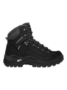 LOWA Skórzane buty turystyczne "Renegade GTX Mid Ws" w kolorze czarnym rozmiar: 41,5. Czarne buty trekkingowe Lowa, z gore-texu, bez zapięcia. Za 765,09 zł.