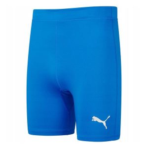 Spodenki Damskie Liga Base Layer. Niebieskie szorty Puma, bez wzorów, sportowe. Za 208,99 zł.