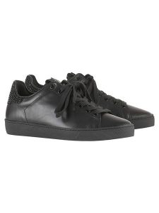 Högl Skórzane sneakersy w kolorze czarnym rozmiar: 42,5. Czarne trampki HÖGL, bez wzorów, bez zapięcia. Za 294,28 zł.