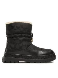 Coach Śniegowce Kailee CE303 Czarny. Czarne buty zimowe Coach, z materiału, bez obcasa, bez zapięcia. Za 489,00 zł.