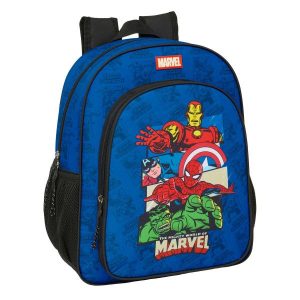 Plecak szkolny MARVEL Poliester 300D. Niebieskie plecaki marvel. Za 163,25 zł.