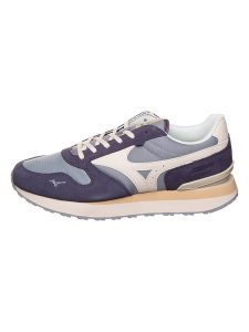 Mizuno Skórzane sneakersy "S.L." w kolorze granatowym rozmiar: 45. Niebieskie trampki Mizuno, bez wzorów, bez zapięcia. Za 122,67 zł.