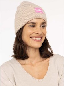 Zwillingsherz Czapka "Zwillingsherz" w kolorze beżowym rozmiar: onesize. Brązowe czapki Zwillingsherz, bez wzorów, z materiału. Za 149,31 zł.