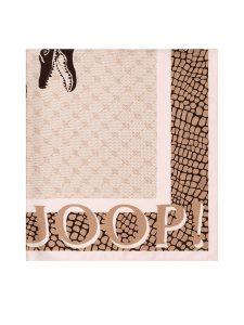 JOOP! Szal Aina 30048970 Beżowy. Brązowe rękawiczki JOOP!, bez wzorów, z wiskozy. Za 299,99 zł.