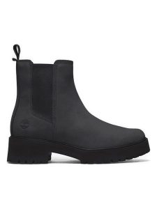 Timberland Skórzane sztyblety "Carnaby Cool" w kolorze czarnym rozmiar: 39. Czarne botki Timberland, bez wzorów, bez zapięcia. Za 461,21 zł.