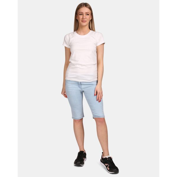 Szorty damskie Kilpi Pariva. Niebieskie szorty Kilpi, bez wzorów, eleganckie. Za 179,35 zł.