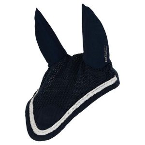 Krótka czapka dla konia BR Equitation Saltillo CW. Niebieskie czapki BR, bez wzorów, z lycry, eleganckie. Za 148,00 zł.