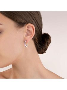 COEUR DE LION Kolczyki-półkreole z kryształami rozmiar: onesize. Różowe kolczyki COEUR DE LION, z kryształem, ze stali. Za 130,99 zł.