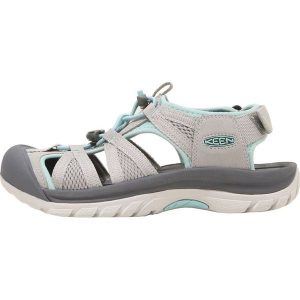 Keen VENICE II Sandały trekkingowe paloma/pastel turquoise. Szare buty trekkingowe marki Keen, z materiału. Za 399,00 zł.