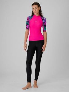 4F Legginsy do pływania damskie - czarne XL. Czarne legginsy 4f, bez wzorów, z materiału, długie. Za 129,99 zł.