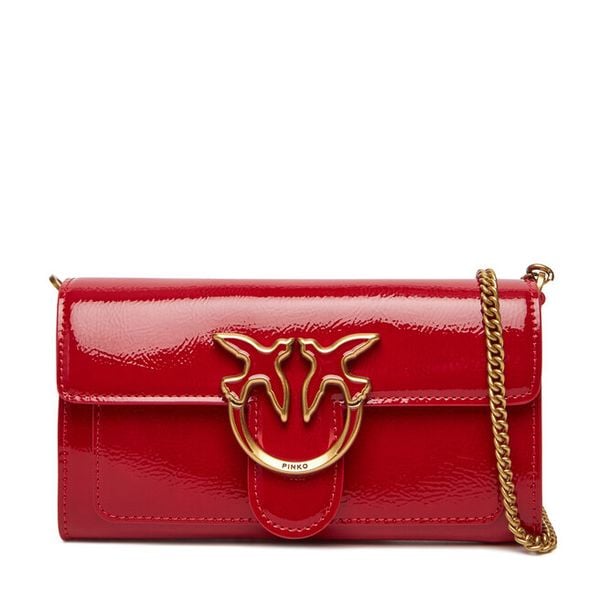 Torebka PINKO. Czerwone torebki klasyczne Pinko, bez wzorów, bez dodatków. Za 669,99 zł.