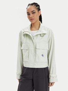 Calvin Klein Jeans Kurtka przejściowa Utility J20J223030 Écru Regular Fit. Kurtki Calvin Klein Jeans, l, bez wzorów, z bawełny, bez kaptura. Za 449,99 zł.