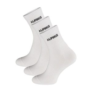 Skarpety trekkingowe dla dorosłych Alpinus Alpamayo 3-pack białe. Białe skarpetki ALPINUS, bez wzorów. Za 71,66 zł.