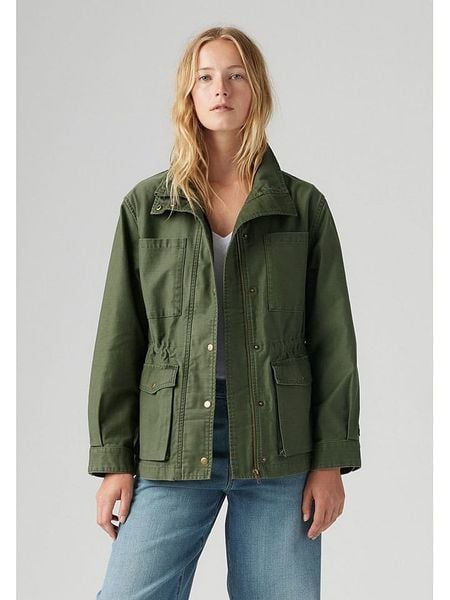 Levi's Kurtka przejściowa w kolorze khaki rozmiar: M. Brązowe kurtki Levi's®, m, bez wzorów, z bawełny, bez kaptura. Za 279,31 zł.