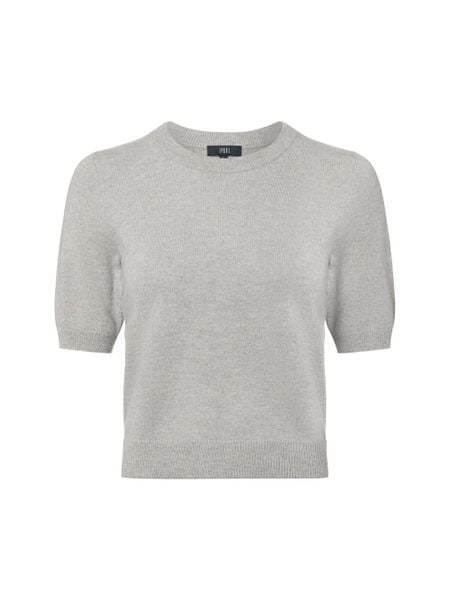 IPURI koszula z dzianiny kaszmirowej Kobiety Kaszmir szary, XXL. Szare koszule IPURI, xxl, bez wzorów, z dzianiny, bez kołnierzyka, bez ramiączek. Za 429,95 zł.