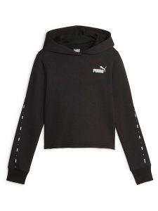 Puma Bluza "Essential" w kolorze czarnym rozmiar: 140. Czarne bluzy Puma, bez wzorów, z bawełny, z kapturem. Za 100,99 zł.