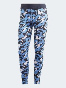 Adidas Legginsy sportowe "Techfit Camo 7/8" w kolorze błękitnym rozmiar: XS. Niebieskie legginsy ADIDAS, xs, bez wzorów, z materiału, z podwyższonym stanem, outdoorowe, techfit (adidas). Za 107,86 zł.