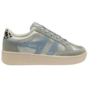 Damskie zamszowe buty sportowe Gola Superslam Blaze II. Szare buty sportowe Gola, bez wzorów, z zamszu, bez zapięcia. Za 470,50 zł.