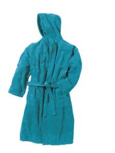 Szlafrok z kapturem Beco petrol unisex. Szlafroki BECO, m, bez wzorów, z tkaniny, z kapturem. Za 375,99 zł.