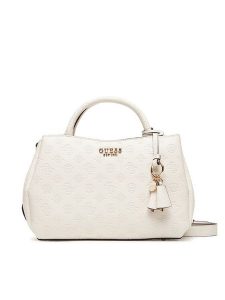 Guess Torebka Phoebe HWPD96 65060 Biały. Białe torebki klasyczne Guess, z aplikacjami, ze skóry, bez dodatków. Za 419,99 zł.