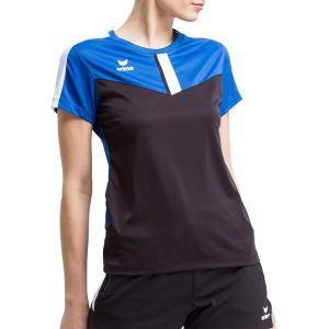 Koszulka damska Erima Squad. Czarne bluzki Erima, l, bez wzorów, z materiału, sportowe, bez kołnierzyka, bez ramiączek. W wyprzedaży za 94,50 zł.