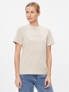 Calvin Klein T-Shirt Graphic K20K206753 Szary Regular Fit. Szare t-shirty Calvin Klein, xxs, bez wzorów, z bawełny, bez kołnierzyka, bez ramiączek. Za 179,99 zł.