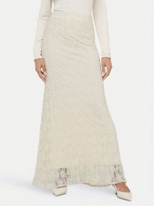 ONLY Spódnica maxi Albina 15372797 Beżowy jasny Slim Fit. Brązowe spódnice ONLY, l, bez wzorów, z syntetyku, maxi. Za 149,99 zł.