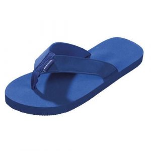 Beco Urban japonki unisex ciemny niebieski. Niebieskie klapki 47 Brand, bez wzorów, bez obcasa. Za 183,99 zł.