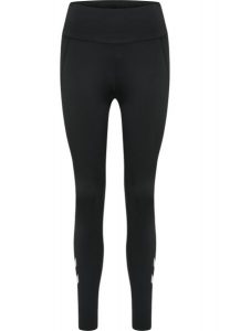 Damskie wysokie legginsy Hummel MT Grace. Czarne legginsy Hummel, bez wzorów, z elastanu. Za 229,85 zł.