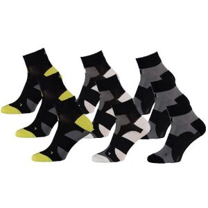 Skarpety kolarskie Xtreme Quarter, 9 par, Multi Czarne. Czarne skarpetki XTREME SOCKSWEAR, bez wzorów. Za 190,99 zł.