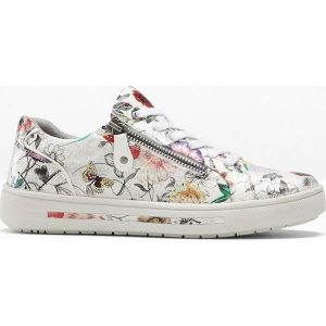 Sneakersy Jana, wygodna tęgość. Białe buty sportowe bonprix, bez wzorów, bez zapięcia. Za 219,99 zł.