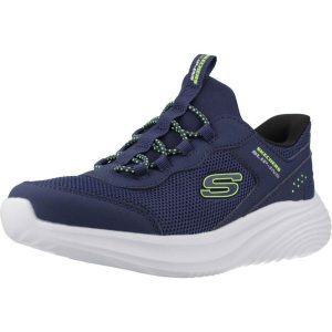 Buty SKECHERS BOUNDER PRO Niebieski. Niebieskie buty trekkingowe Skechers, z syntetyku, bez zapięcia. Za 213,93 zł.
