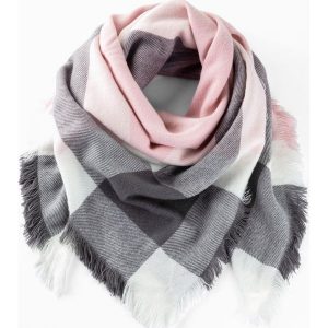 Chusta. Szare apaszki i chusty bonprix, bez wzorów, eleganckie. Za 69,99 zł.