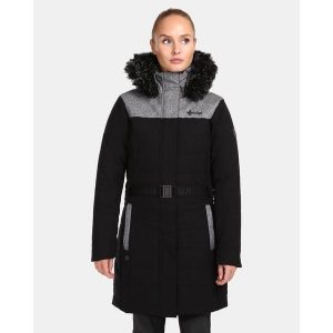 Cappotto isolante da donna Kilpi KETRINA-W. Czarne kurtki Kilpi, xs, bez wzorów, bez kaptura. Za 422,05 zł.