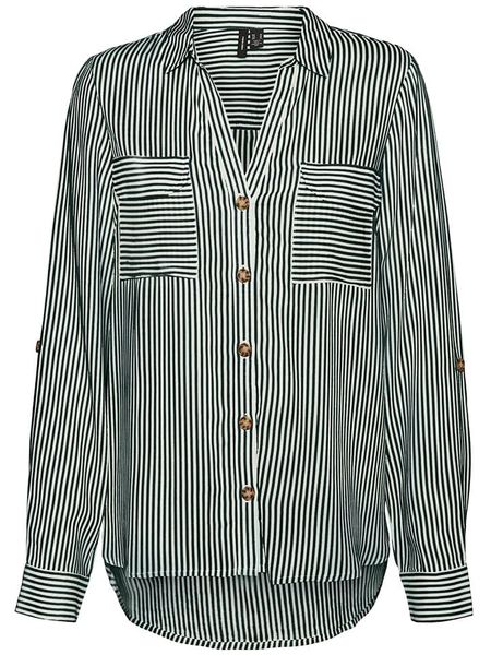 Vero Moda Koszula w kolorze biało-czarnym rozmiar: XXL. Białe koszule Vero Moda, s, bez wzorów, z wiskozy, bez kołnierzyka, bez ramiączek. Za 82,99 zł.