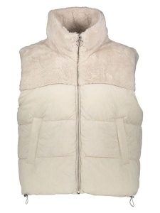 ONLY Kamizelka w kolorze kremowym rozmiar: S. Brązowe kamizelki ONLY, s, bez wzorów, bez kołnierzyka, bez ramiączek, bez kaptura. Za 130,99 zł.