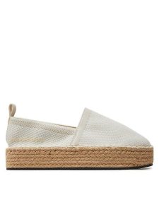 Calvin Klein Jeans Espadryle Platform Espadrille Uc YW0YW01377 Écru. Espadryle Calvin Klein Jeans, bez wzorów, z jeansu, bez obcasa. Za 279,99 zł.