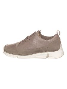 Clarks Skórzane sneakersy "2 Tri Spark" w kolorze szarym rozmiar: 37. Szare trampki Clarks, bez wzorów, bez zapięcia. Za 188,85 zł.