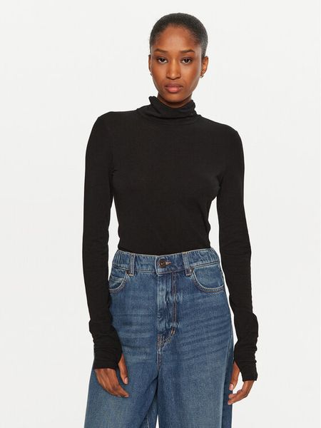 Marella Golf Master 2423946084 Czarny Slim Fit. Czarne golfy Marella, bez wzorów, z wiskozy. Za 389,99 zł.