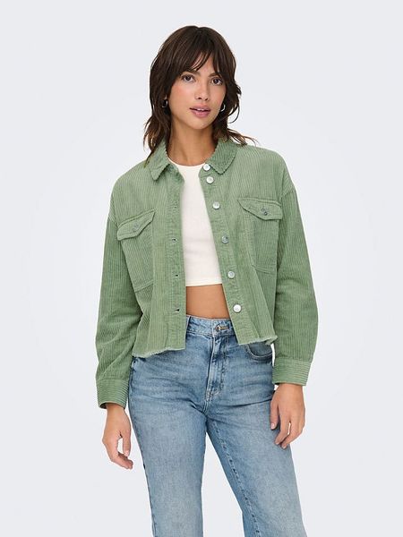 ONLY Kurtka dżinsowa w kolorze zielonym rozmiar: M. Zielone kurtki ONLY, m, bez wzorów, z bawełny, bez kaptura. Za 135,17 zł.