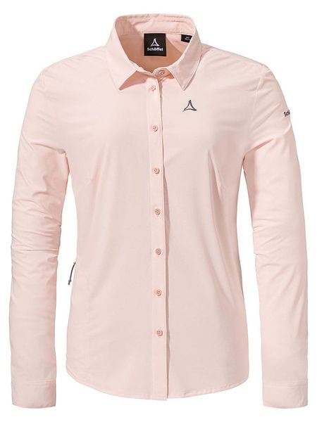 Schöffel Koszula funkcyjna "Dunajec" w kolorze jasnoróżowym rozmiar: 36. Różowe koszule Schöffel, bez wzorów, z materiału, bez kołnierzyka, bez ramiączek. Za 139,87 zł.
