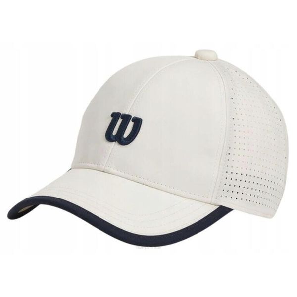 Czapka z daszkiem Wilson Structured Classic. Białe czapki Wilson, bez wzorów. Za 149,00 zł.