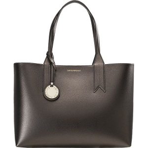 Emporio Armani SHOPPING BAG BIG Torebka acciaio/nero. Torebki klasyczne marki Emporio Armani. Za 689,00 zł.