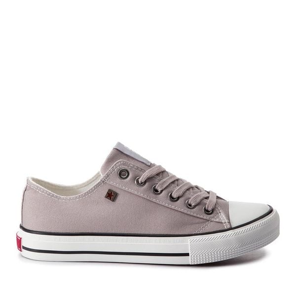 Trampki Big Star Shoes. Szare trampki BIG STAR SHOES, bez wzorów, bez zapięcia. Za 89,99 zł.