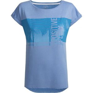 T-shirt damski TSD612 - niebieski - Outhorn. T-shirty marki Outhorn. W wyprzedaży za 24,99 zł.