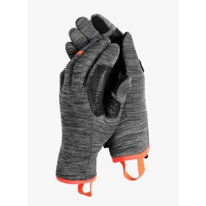 Rękawice skiturowe damskie Ortovox Fleece Light Glove. Szare rękawiczki ORTOVOX, bez wzorów. Za 234,99 zł.