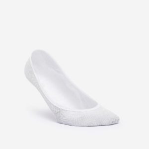 Skarpety balerinki x2. Białe skarpetki DECATHLON, bez wzorów, z bawełny. Za 29,99 zł.