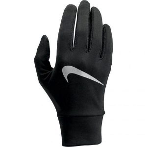 Lekkie Rękawiczki Damskie NRGM1082. Czarne rękawiczki Nike, bez wzorów. Za 213,99 zł.